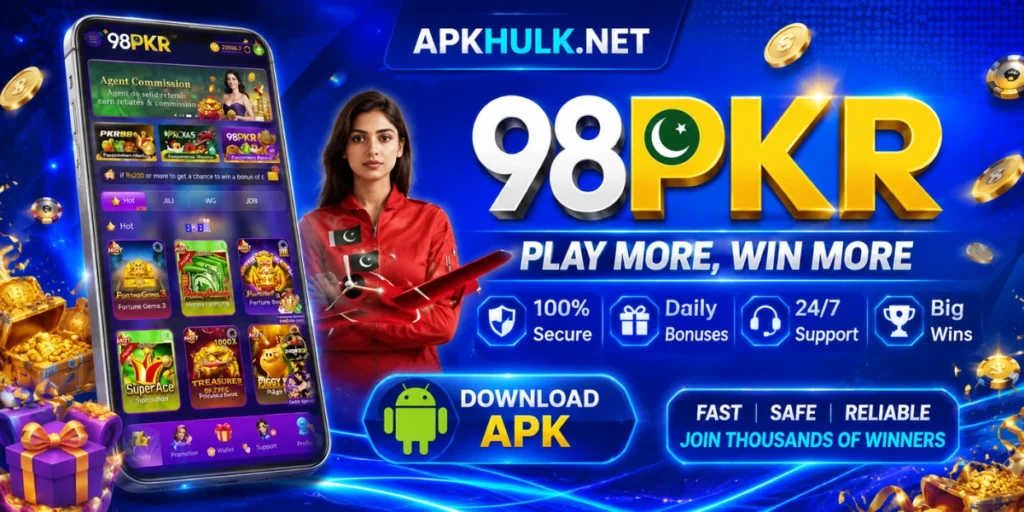 98PKR Game Download Official Best Earning APP For Android - Apkhulk